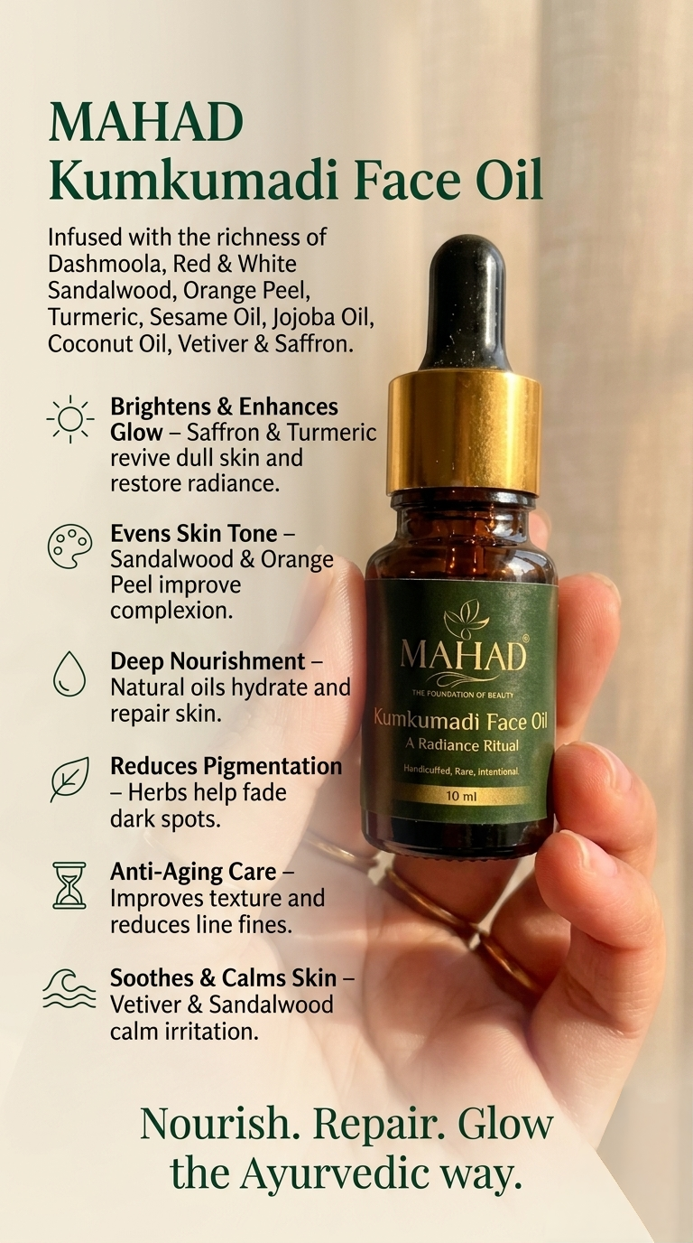 Kumkumaadi face oil 10 ml